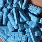 Blue xanax bars